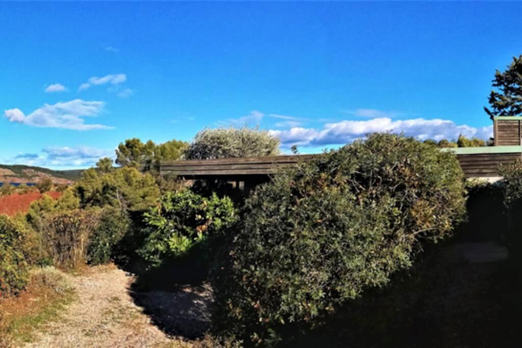 Studio 32M2 - Dans Propriete Avec Vue Imprenable Sur Le Lac Du Salagou Liausson Dış mekan fotoğraf